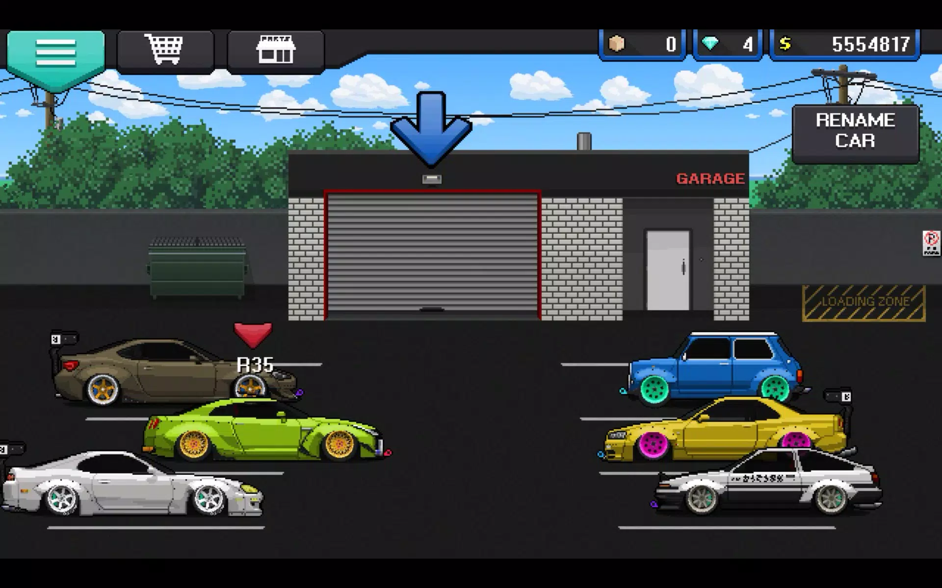 pixel-car-racer
